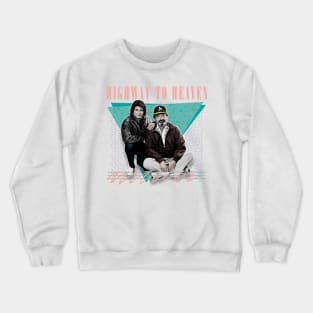 Highway to Heaven /// Retro 80s Fan Design Crewneck Sweatshirt